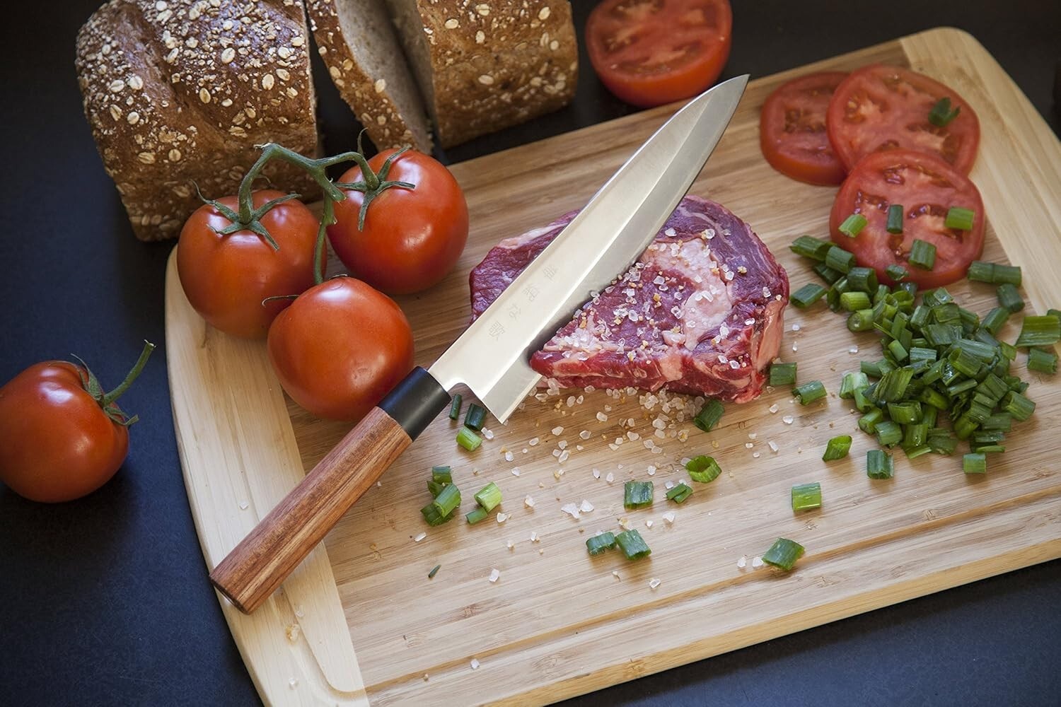 Professional 8" Gyuto Knife – High Carbon Stainless Steel with Rosewood Handle