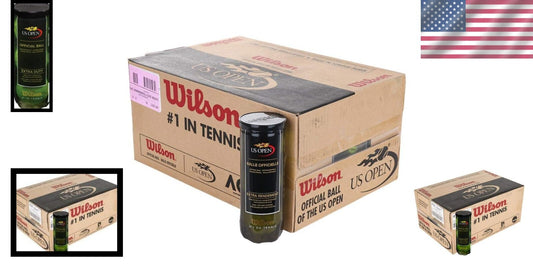 Durable 24 Can Case of U.S. Open Tennis Balls - Optimal Hard Court Performance