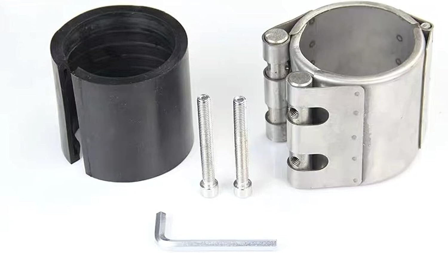 Durable Pipe Repair Clamp with Rubber Liner - 158mm-161mm / 6 Inch Solution