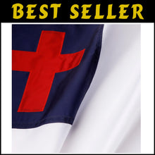 Load image into Gallery viewer, 3x5 Christian Flag with Appliqued Cross - Heavy-Duty SolarMax Nylon Outdoor