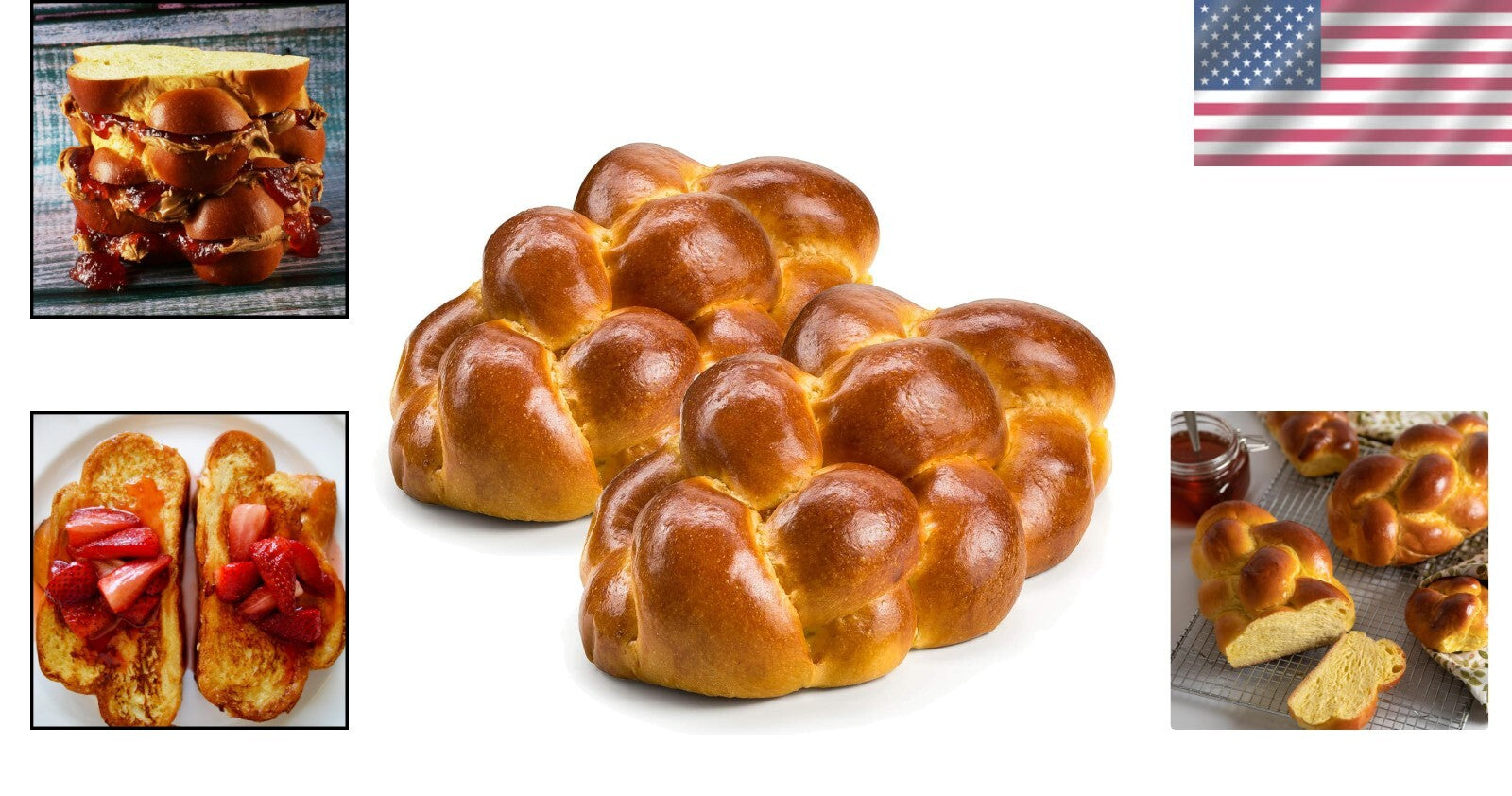 Stern's 15-Ounce Kosher Challah Bread - Holiday Must-Have for Shabbat Meals