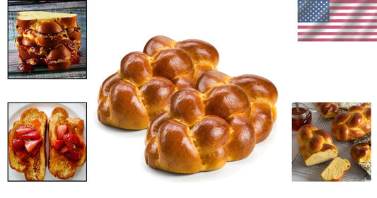 Stern's 15-Ounce Kosher Challah Bread - Holiday Must-Have for Shabbat Meals