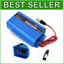 Load image into Gallery viewer, Compact and Lightweight 24V Battery Charger with I/O Switch &amp; Waterproof Design