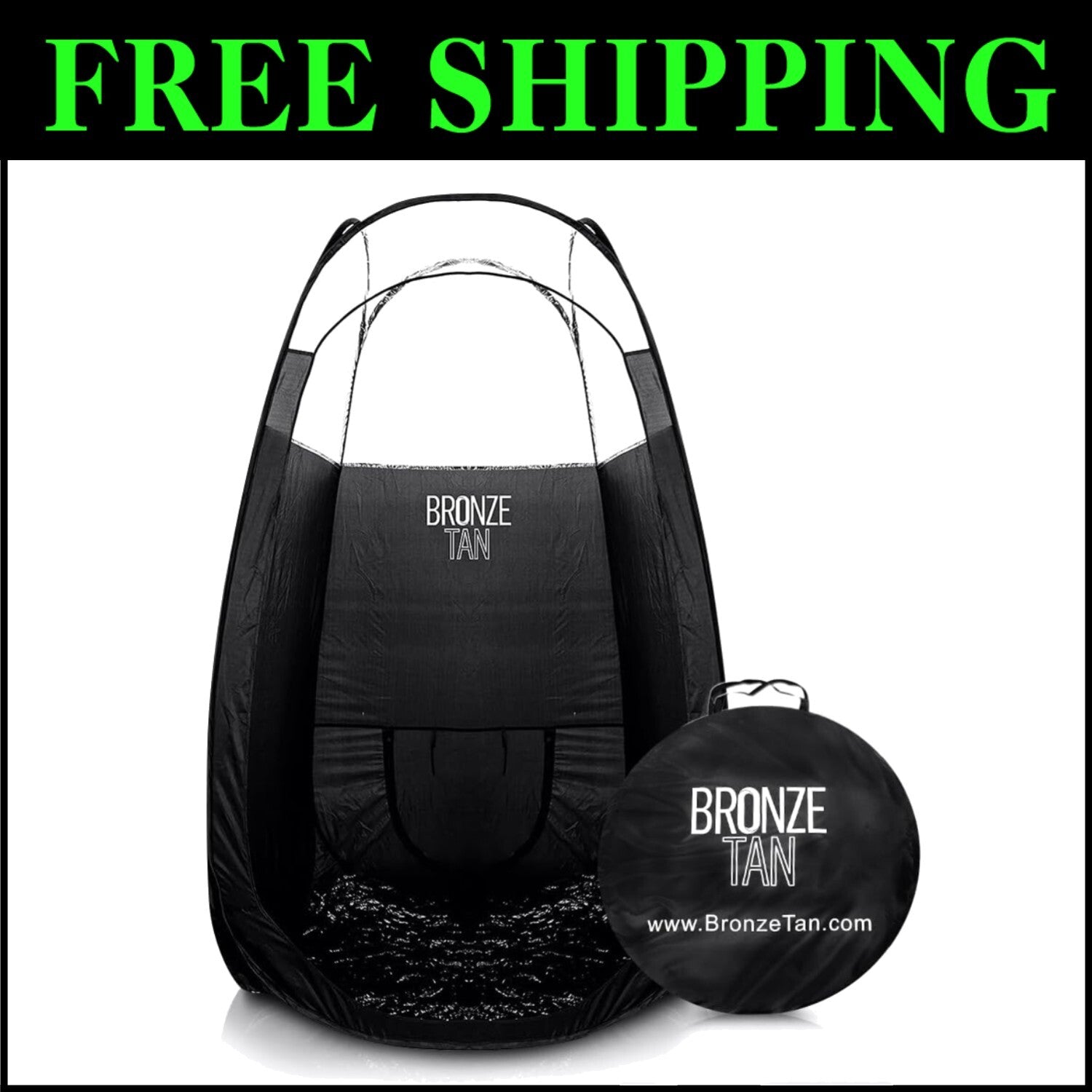 Professional Pop-Up Tan Tent for Effortless Spray Tan Sessions - Includes Case