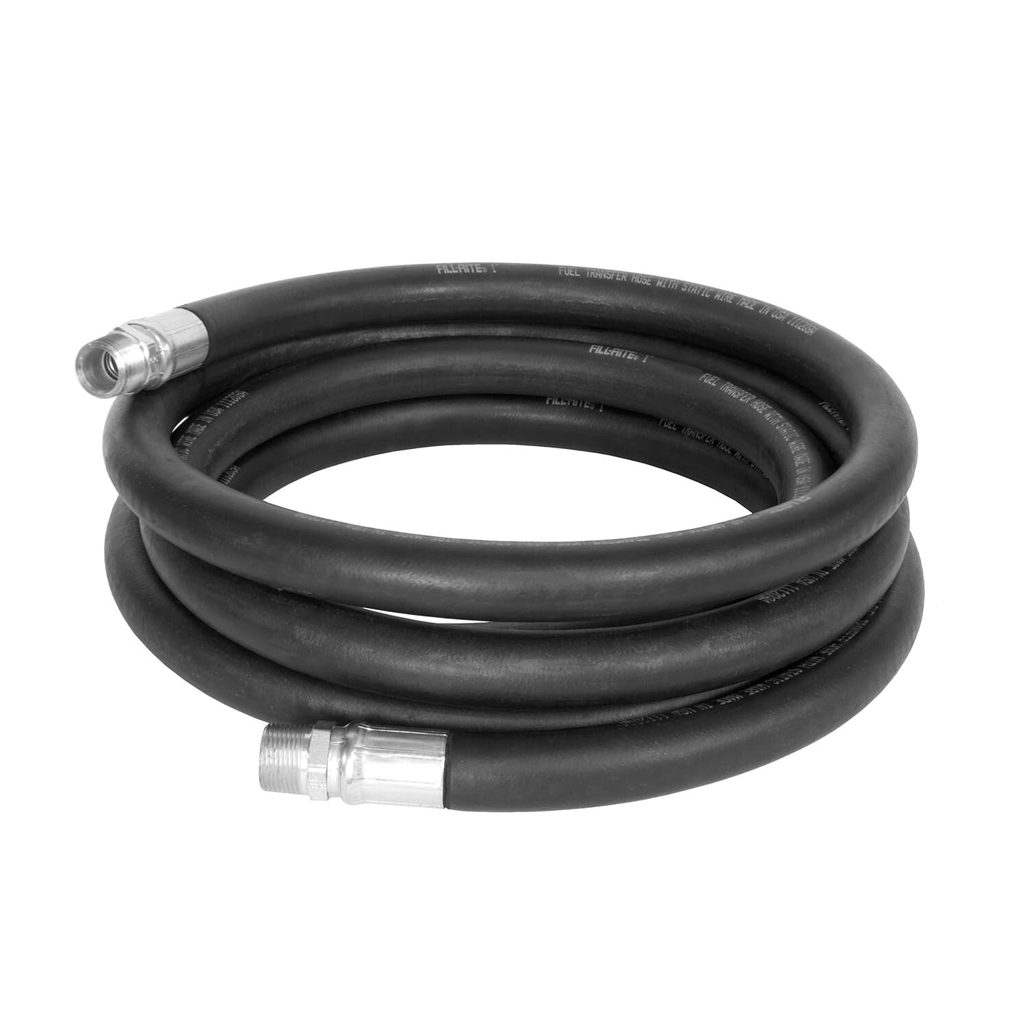 Durable 20-Foot Fuel Transfer Hose - Nitrile & Neoprene for Enhanced Safety