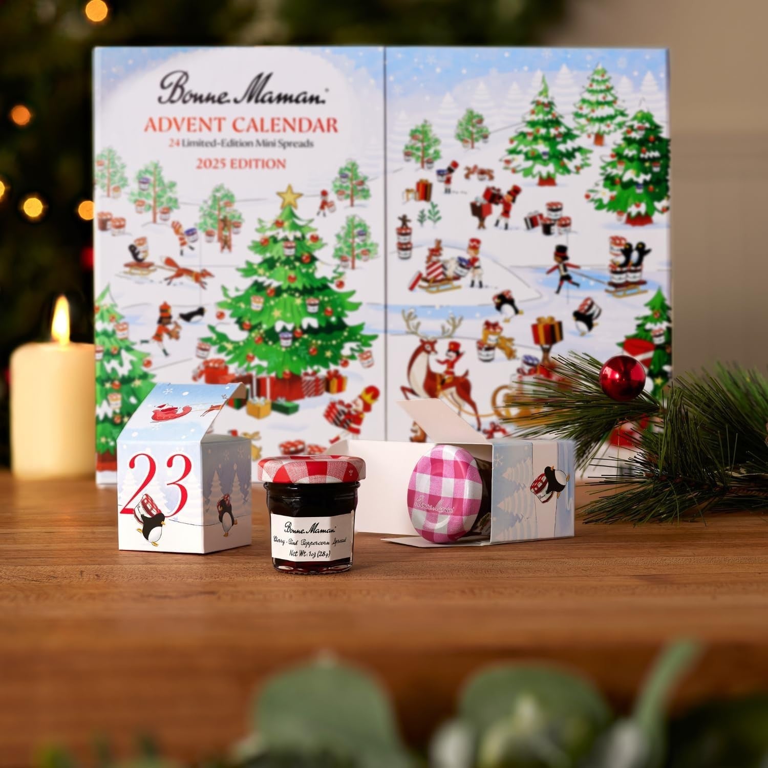Beautifully Illustrated 2025 Advent Calendar - 24 Seasonal Flavor Surprises