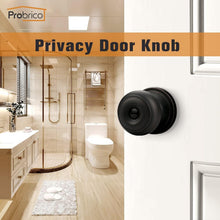 Load image into Gallery viewer, 5 Pack Oil Rubbed Bronze Privacy Door Knobs - Easy Installation &amp; Secure Lock