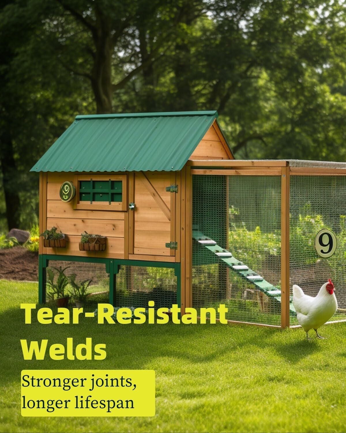 Eco-Friendly 1/4 Inch Galvanized Wire Mesh Roll - 48" x 50' with Gloves Included