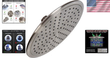 Load image into Gallery viewer, High Flow 2.5 GPM 9-Inch Shower Head with Easy Installation and Durable Design