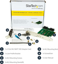 Load image into Gallery viewer, Multi-Compatible 3-Port M.2 SSD Adapter Card for Enhancing Storage &amp; Performance