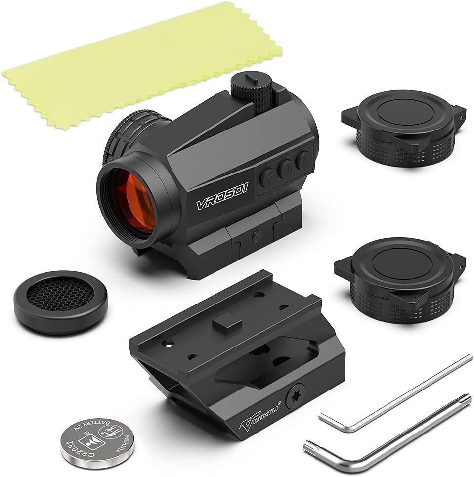 Compact and Lightweight Red Dot Sight with Anti-Reflection and Co-Witness Mount