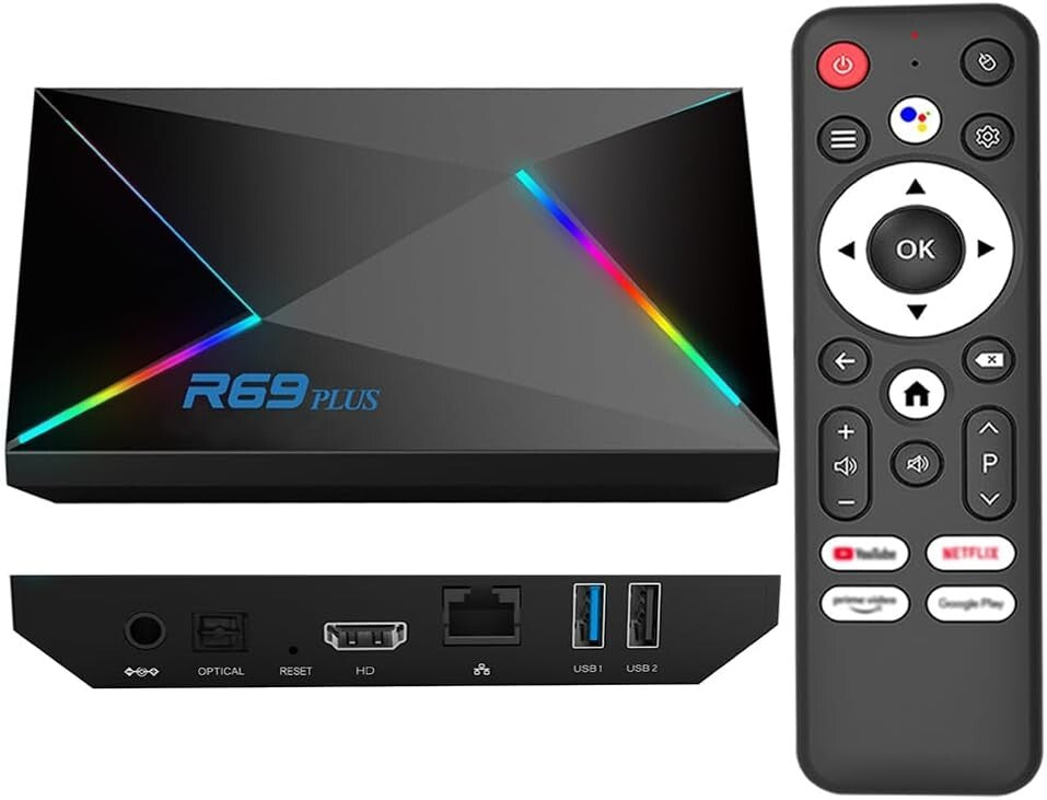 Allwinner H728 Octa-Core 4GB RAM Android 14 TV Box with WIFI6 Connectivity