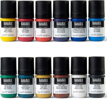 Load image into Gallery viewer, Professional Acrylic Gouache Paint Set - 12 Colors, 22ml Bottles, Matte Finish