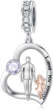 Load image into Gallery viewer, 925 Sterling Silver Hypoallergenic Charm – Elegant Gift for Moms and Daughters