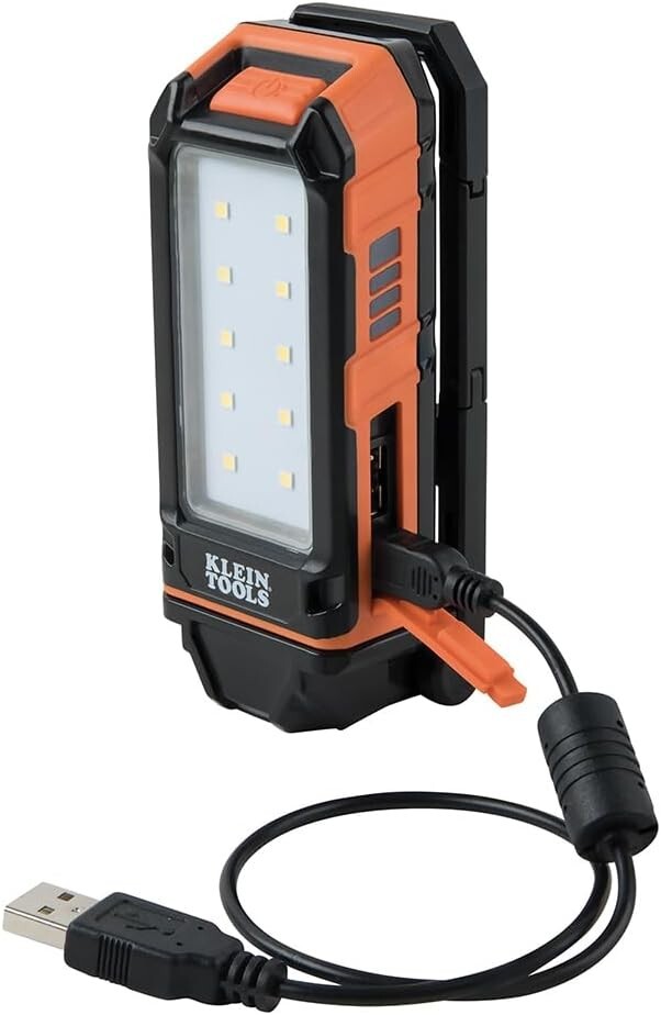 All-Day Rechargeable Worklight: 9-Hour Runtime, Magnetic Mount & USB-C Charging