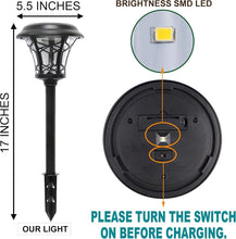Load image into Gallery viewer, Charming 6 Pack Solar Landscape Lights - 25 Lumen Waterproof Garden Illumination