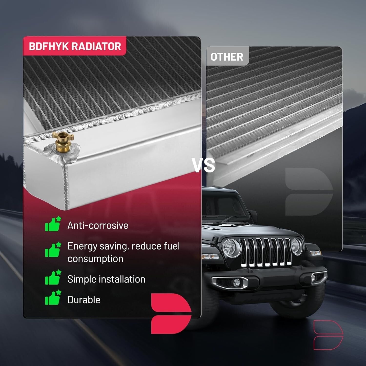 Racing Style 2ROW-40MM Aluminum Radiator for Subaru Impreza/Legacy/Outback