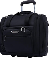 Load image into Gallery viewer, Durable 15-Inch Under Seat Travel Bag with USB Charger - Versatile Black Luggage