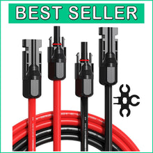 Load image into Gallery viewer, 50FT 12AWG Solar Connector Cable with UV Protection - Ideal for RVs and Vehicles