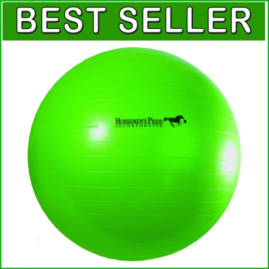 40-Inch Heavy-Duty Mega Ball for Horses - Green Inflatable Exercise Toy