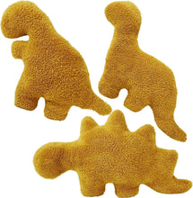 Load image into Gallery viewer, Cute 3-Piece Dino Nugget Stuffed Plush Pillow Set - Ideal Playroom Decor