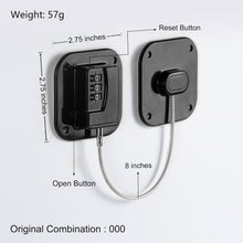 Load image into Gallery viewer, Heavy-Duty Combination Refrigerator Lock - No Keys Needed, Easy Install (4 Pack)