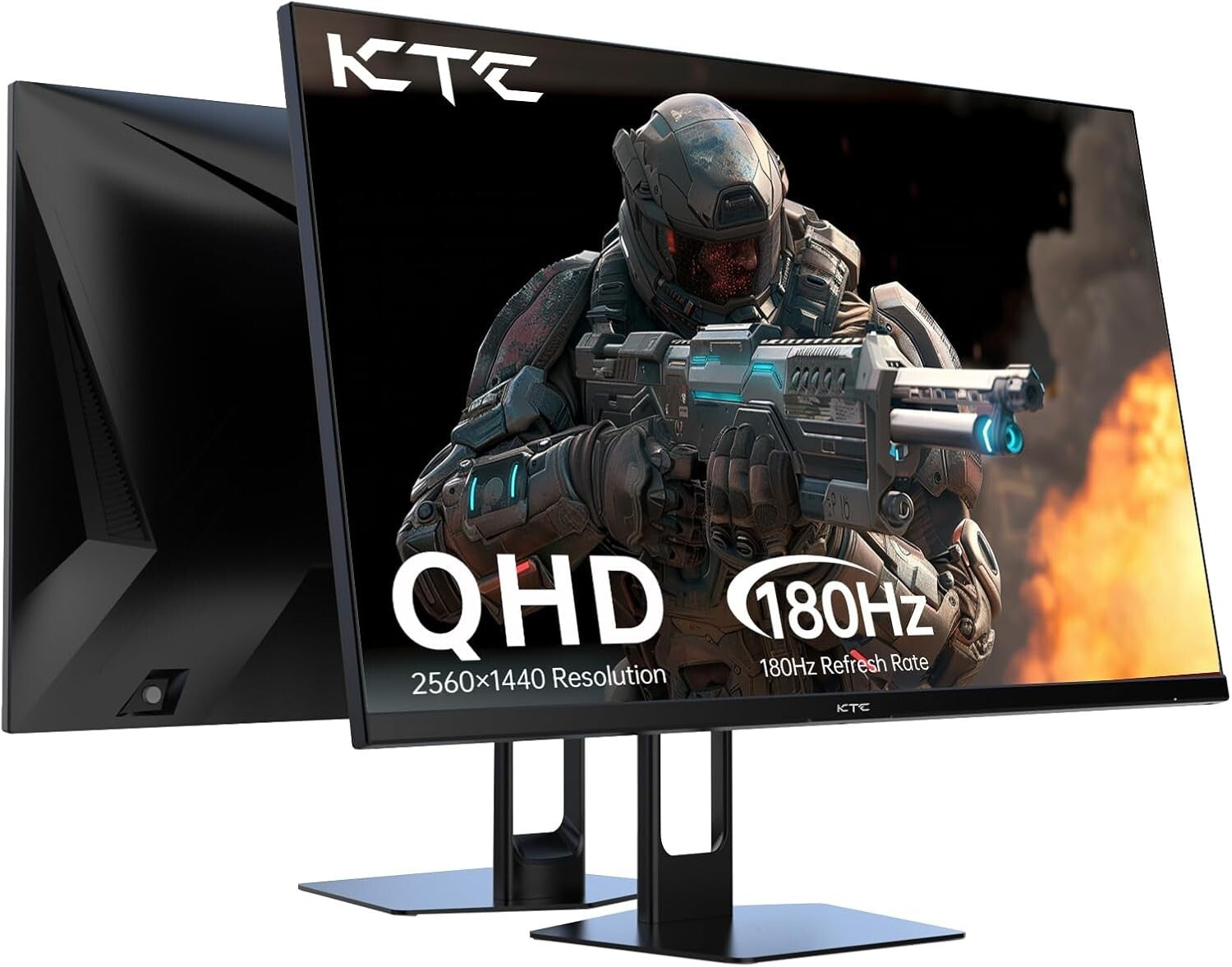 Premium 27" Fast IPS Gaming Monitor 1440p, 180Hz, FreeSync & G-Sync Ready