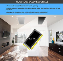 Load image into Gallery viewer, Durable 10''x4'' Adjustable HVAC Diffuser - Smooth Operation &amp; Easy Installation