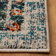 Load image into Gallery viewer, Durable Bohemian Runner Rug 2'2"x10' - Stain Resistant &amp; Non-Shedding Grey/Gold
