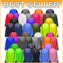 Load image into Gallery viewer, Large Capacity 17x13.4 Inch Drawstring Backpack Bulk - Ideal for Sports &amp; Travel