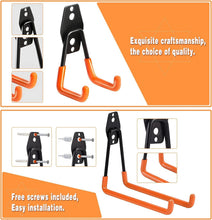 Load image into Gallery viewer, 32 Pack Heavy-Duty Garage Hooks with Non-Slip Coating - Easy Wall Mount Storage