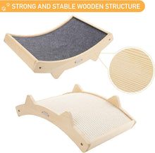 Load image into Gallery viewer, Stylish Indoor Cat Scratch Pad - Double-Sided with Wooden Frame 16.5x10.8 in