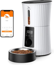 Load image into Gallery viewer, BPA-Free Wi-Fi Dry Food Dispenser for Cats &amp; Small Dogs - 20 Days of Freshness