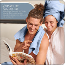 Load image into Gallery viewer, Plush and Absorbent Bath Towel Set - 2 Bath Towels, 2 Hand Towels, 2 Washcloths
