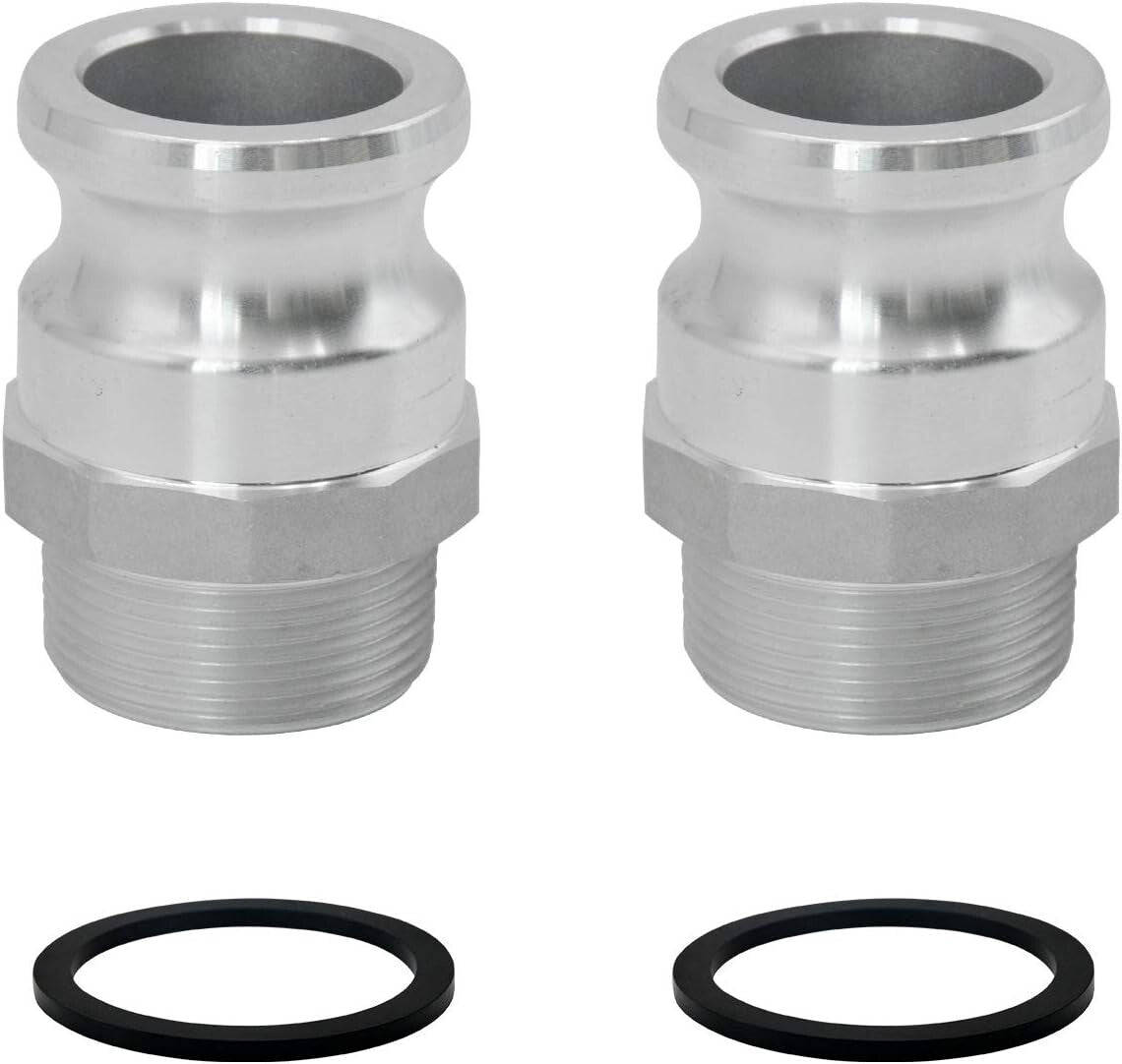 4-Inch Aluminum Camlock Hose Fittings Set - Quick Disconnect & Gaskets Included