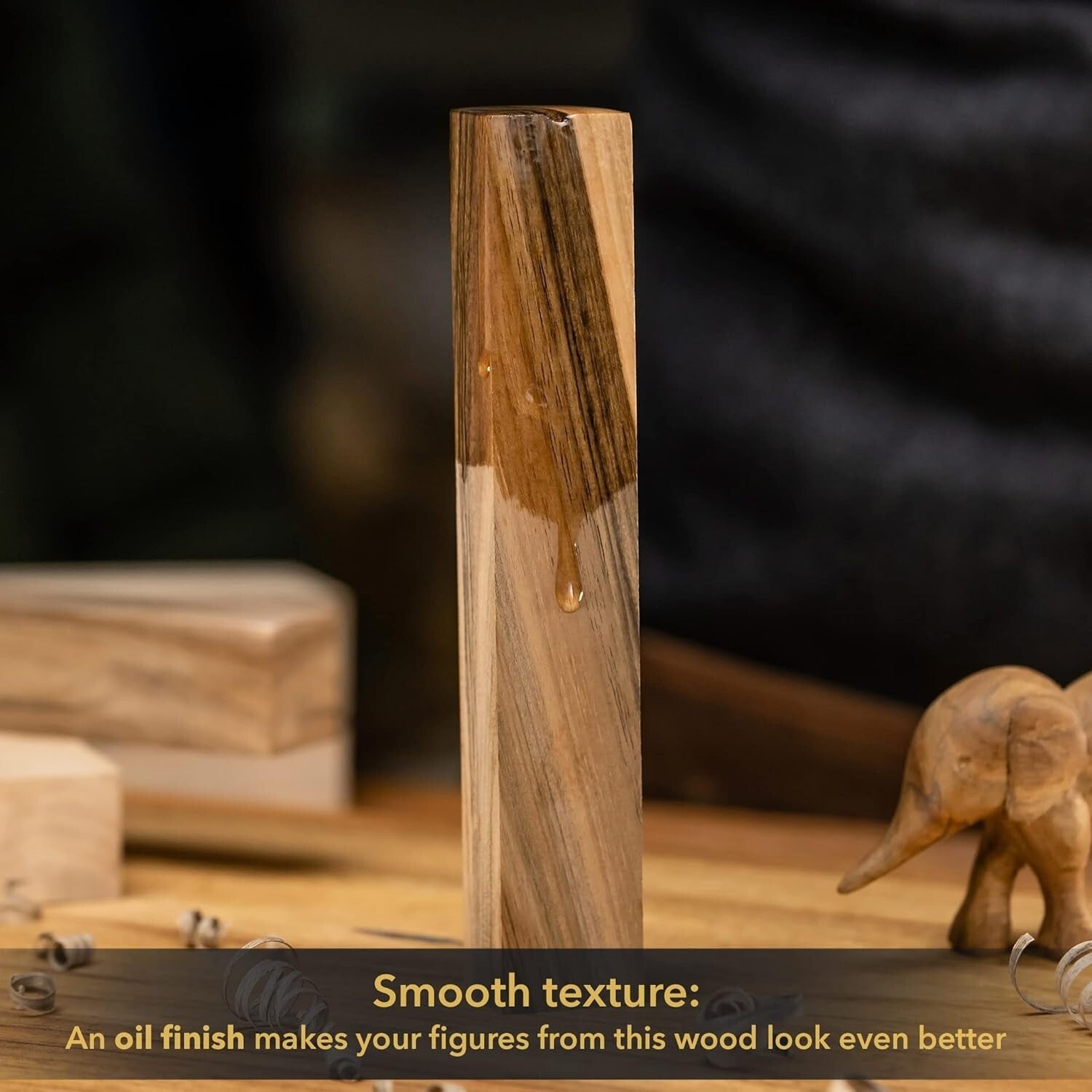 10 Premium Wooden Blocks for Carving Projects - Smooth Edges & Easy Crafting