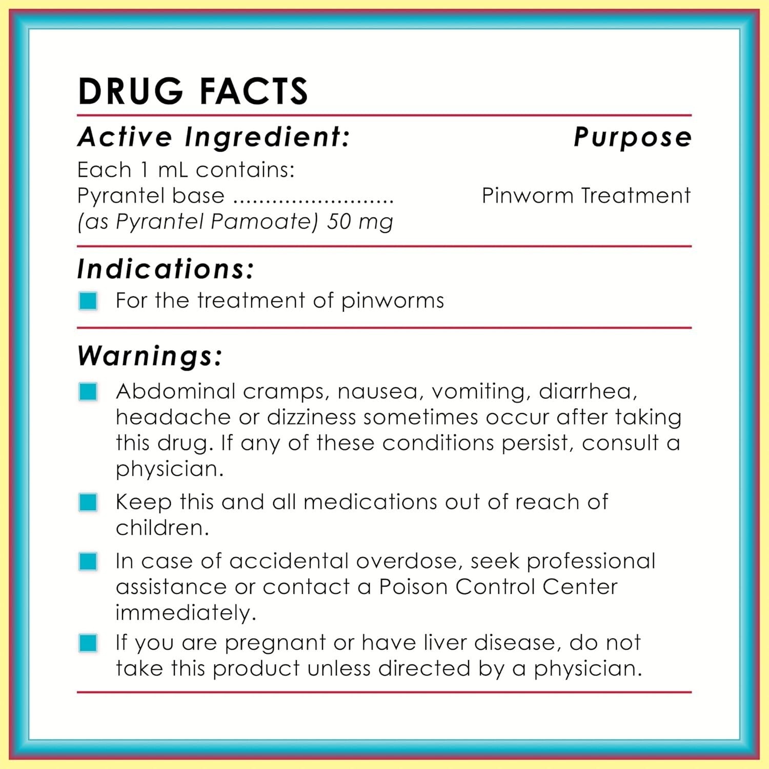 Tasteful Pinworm Treatment: Pyrantel Pamoate 32 Oz Liquid with Vanilla Flavor