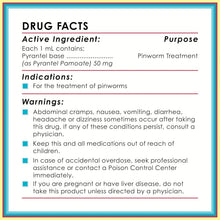 Load image into Gallery viewer, Tasteful Pinworm Treatment: Pyrantel Pamoate 32 Oz Liquid with Vanilla Flavor