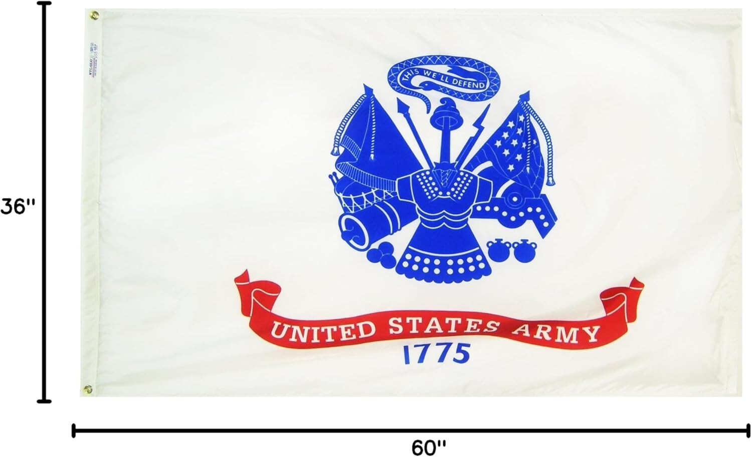 Officially Licensed U.S. Army Flag, Vibrant 3x5 Feet Nylon Outdoor Decor