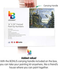 Load image into Gallery viewer, Guiding Light Landscapes - Paint by Numbers Kit on Framed Canvas for Adults