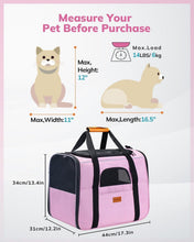 Load image into Gallery viewer, Soft-Sided Cat Carrier for Medium Cats - Spacious &amp; Durable Travel Solution