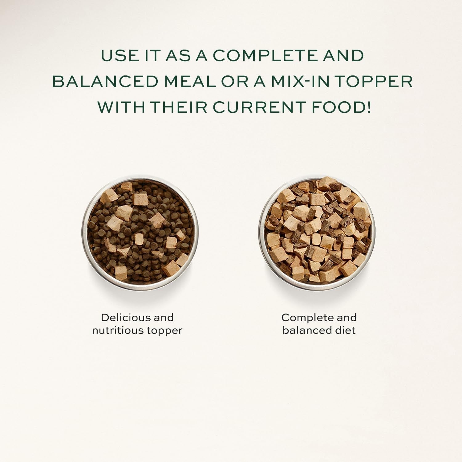 All-Natural 1.5 lbs Freeze-Dried Turkey Nutrition for Dogs, Complete & Balanced