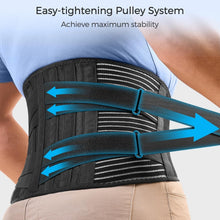 Load image into Gallery viewer, Comfort Fit Lower Back Brace for Pain Relief &amp; Support - XL Size for Adults