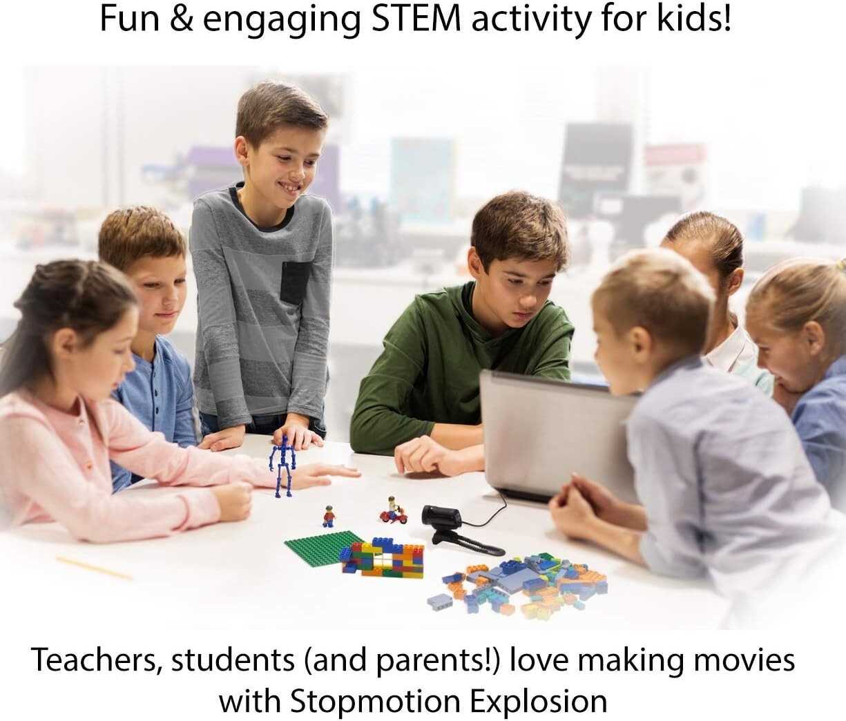 All-in-One Stop Motion Animation Kit - 1080P Camera, Software & Instructions