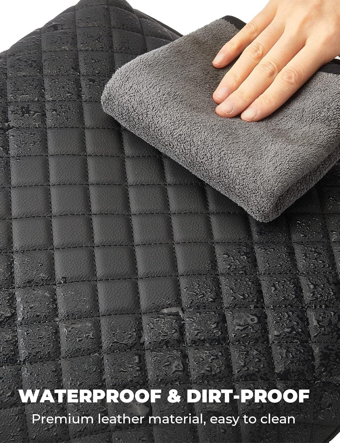 Customized Leather Center Console Armrest Cover - Easy Install & Full Protection