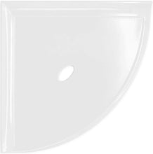 Load image into Gallery viewer, Retrofit 8-Inch Corner Shower Shelf with Drainage for Organized Bathroom Spaces