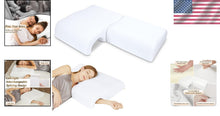 Load image into Gallery viewer, Breathable Memory Foam Cuddle Pillow for Couples - Adjustable and Comfortable