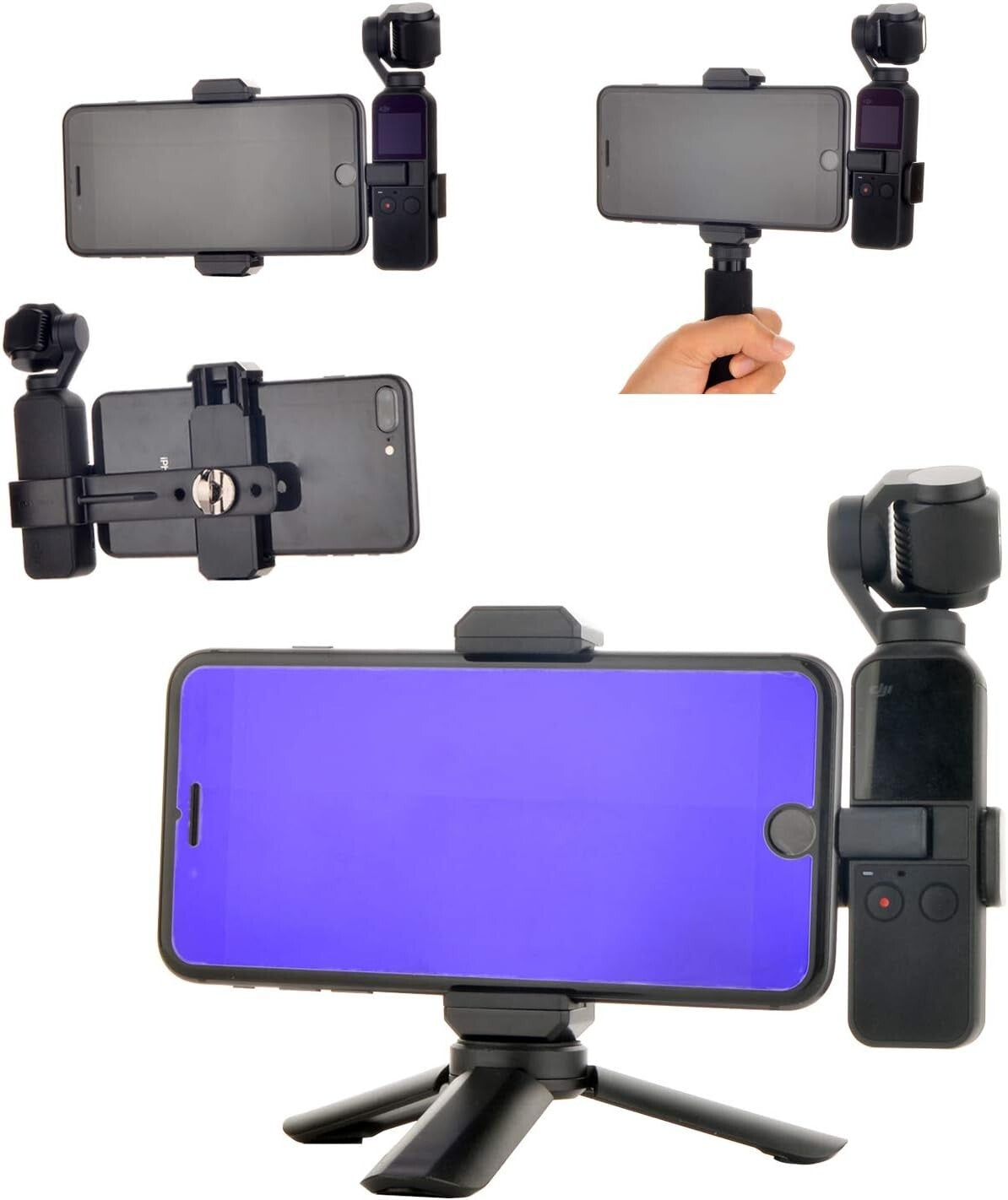 Essential Vlogging Accessories for DJI OSMO Pocket 1 & 2 with Screen Protectors