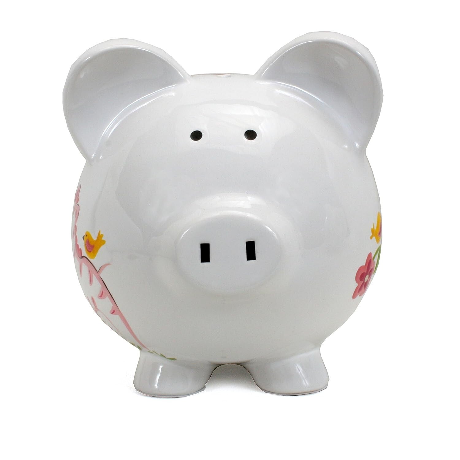 Stylish 7" Jungle Jill Ceramic Piggy Bank - Fun & Functional Savings Tool