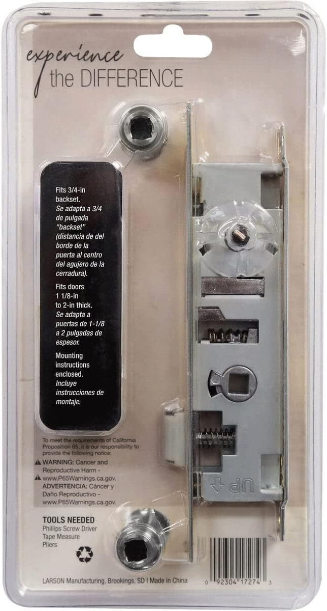 Certified Brass Storm Door Handle Set with Built-In Key Lock & Easy Install